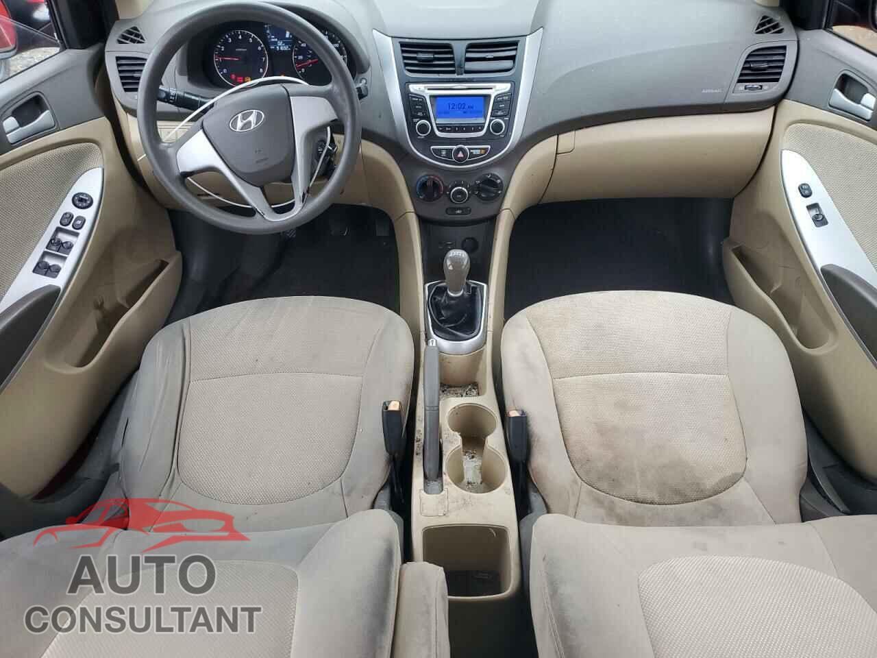 HYUNDAI ACCENT 2014 - KMHCT4AEXEU744805