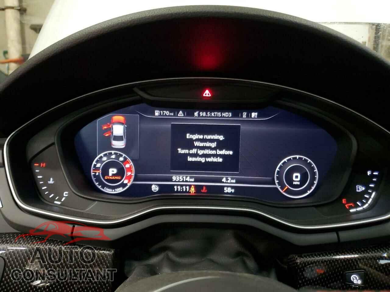 AUDI S4/RS4 2018 - WAUC4AF43JA002626