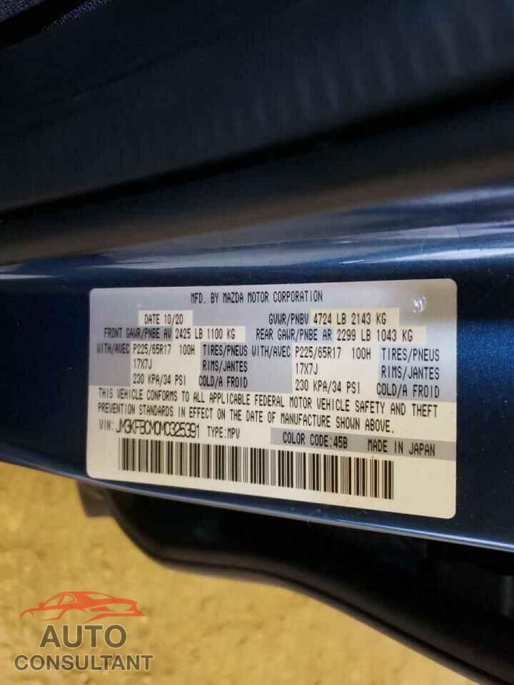MAZDA CX-5 2021 - JM3KFBCM0M0325391