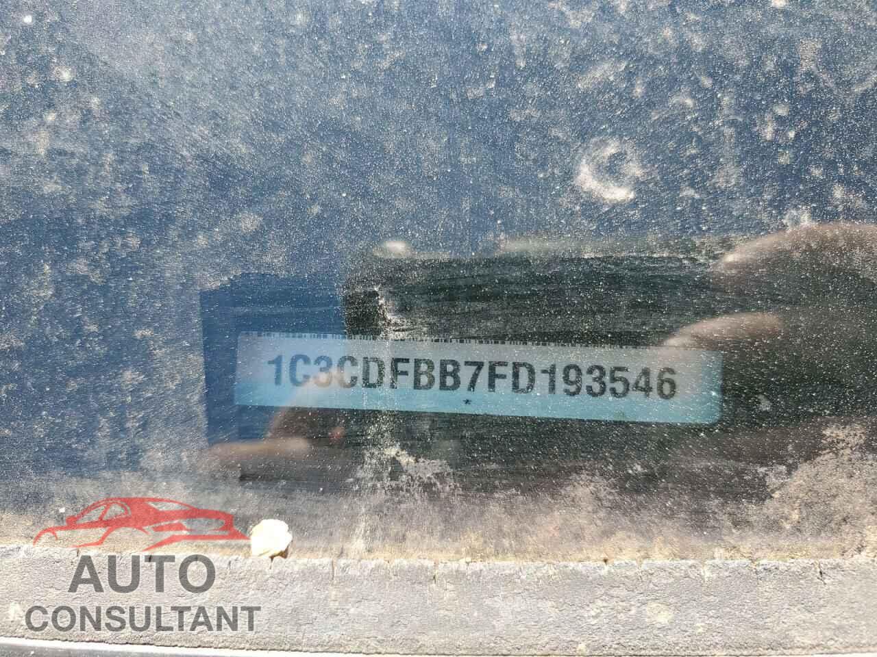 DODGE DART 2015 - 1C3CDFBB7FD193546