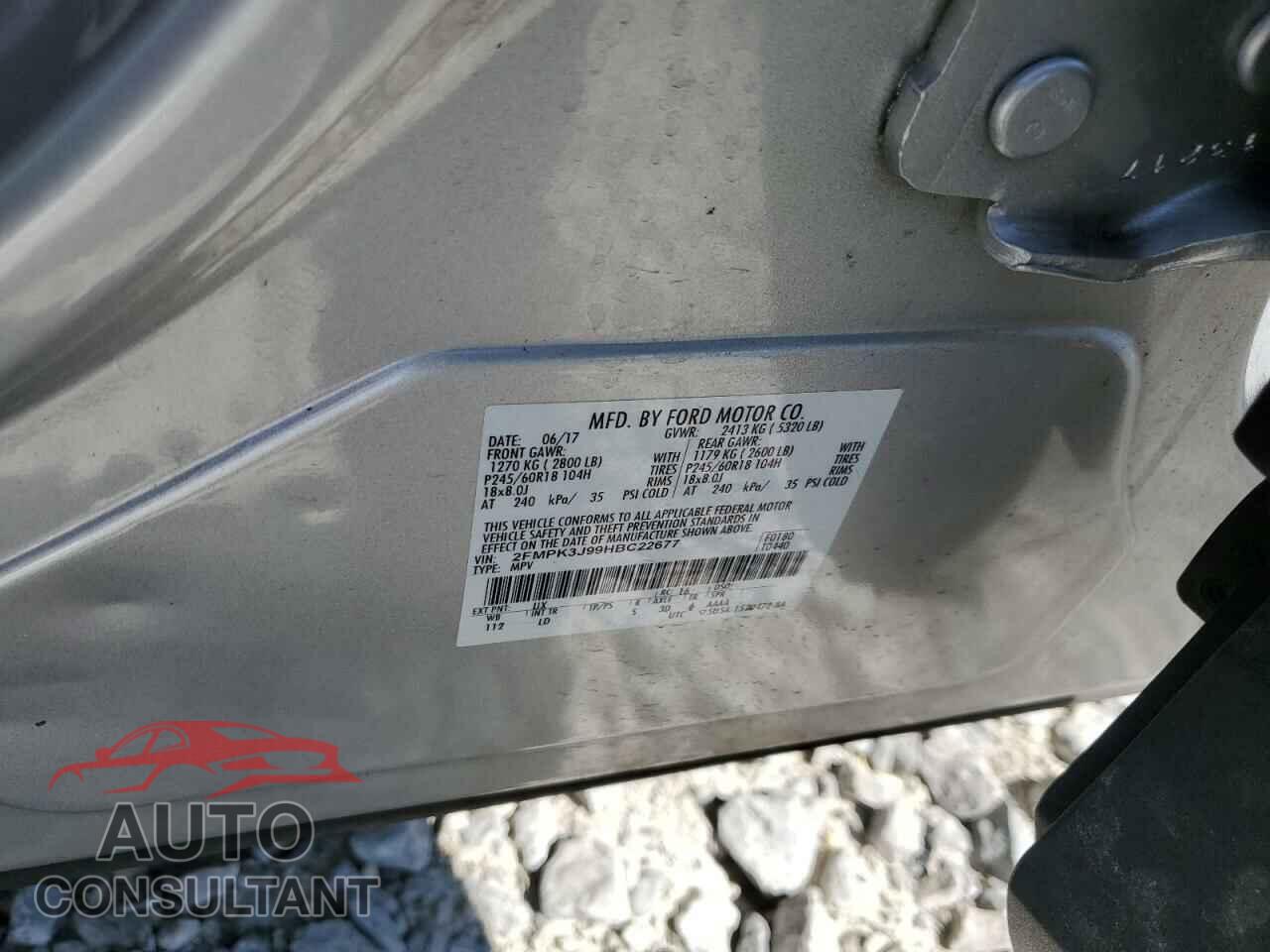 FORD EDGE 2017 - 2FMPK3J99HBC22677