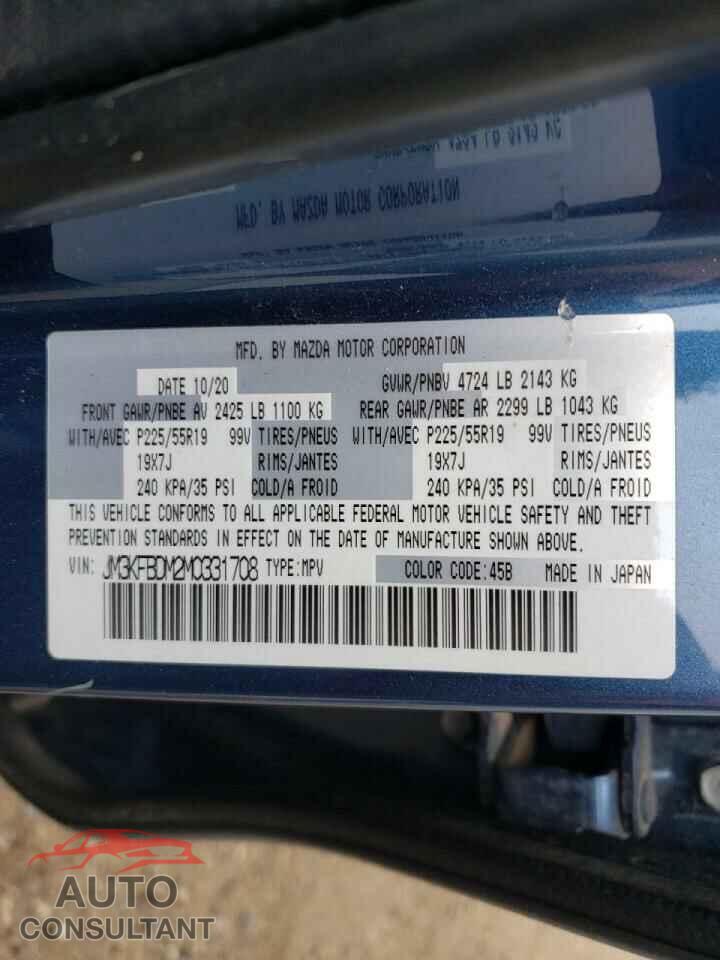 MAZDA CX-5 2021 - JM3KFBDM2M0331708
