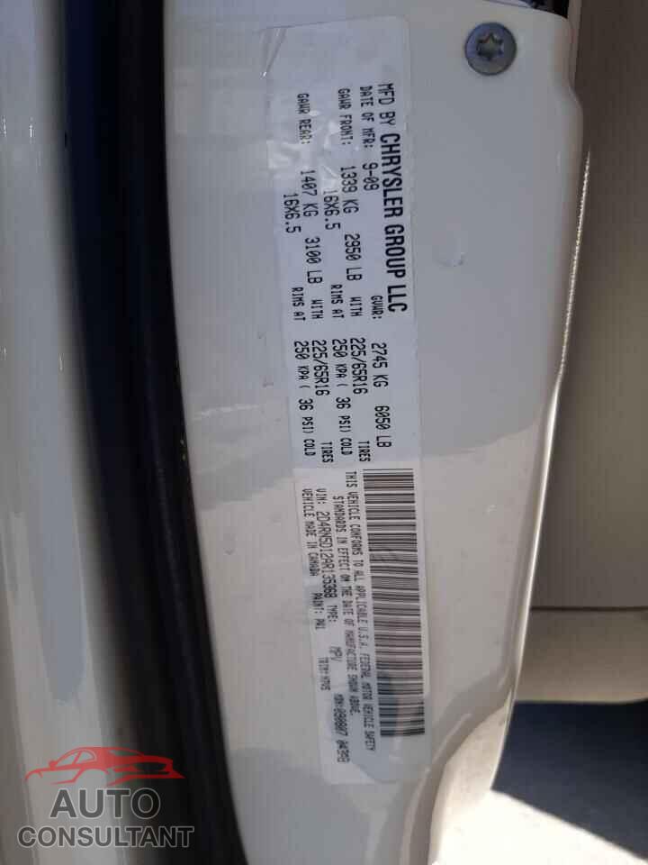 DODGE CARAVAN 2010 - 2D4RN5D12AR135368