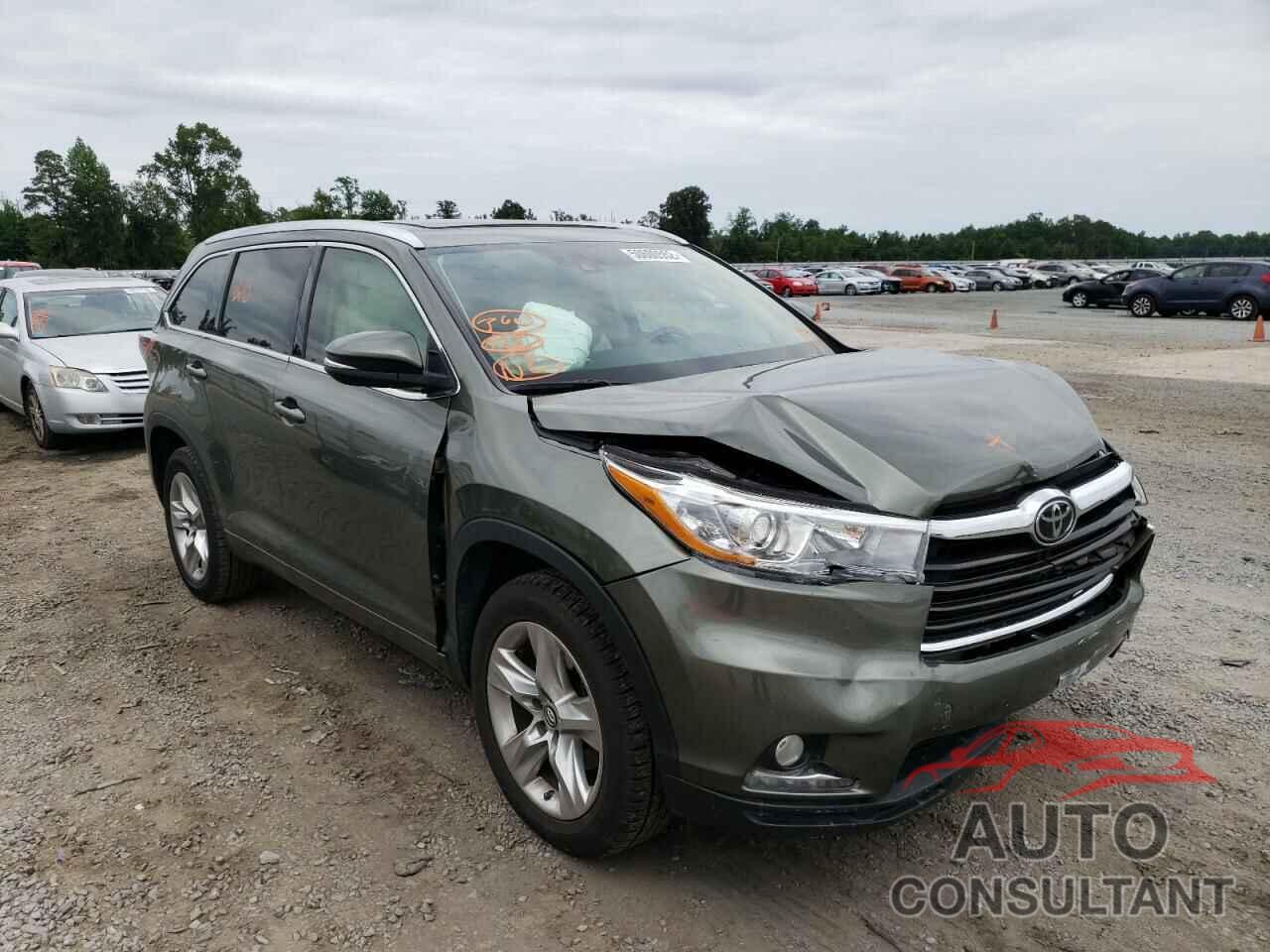 TOYOTA HIGHLANDER 2016 - 5TDYKRFHXGS175989