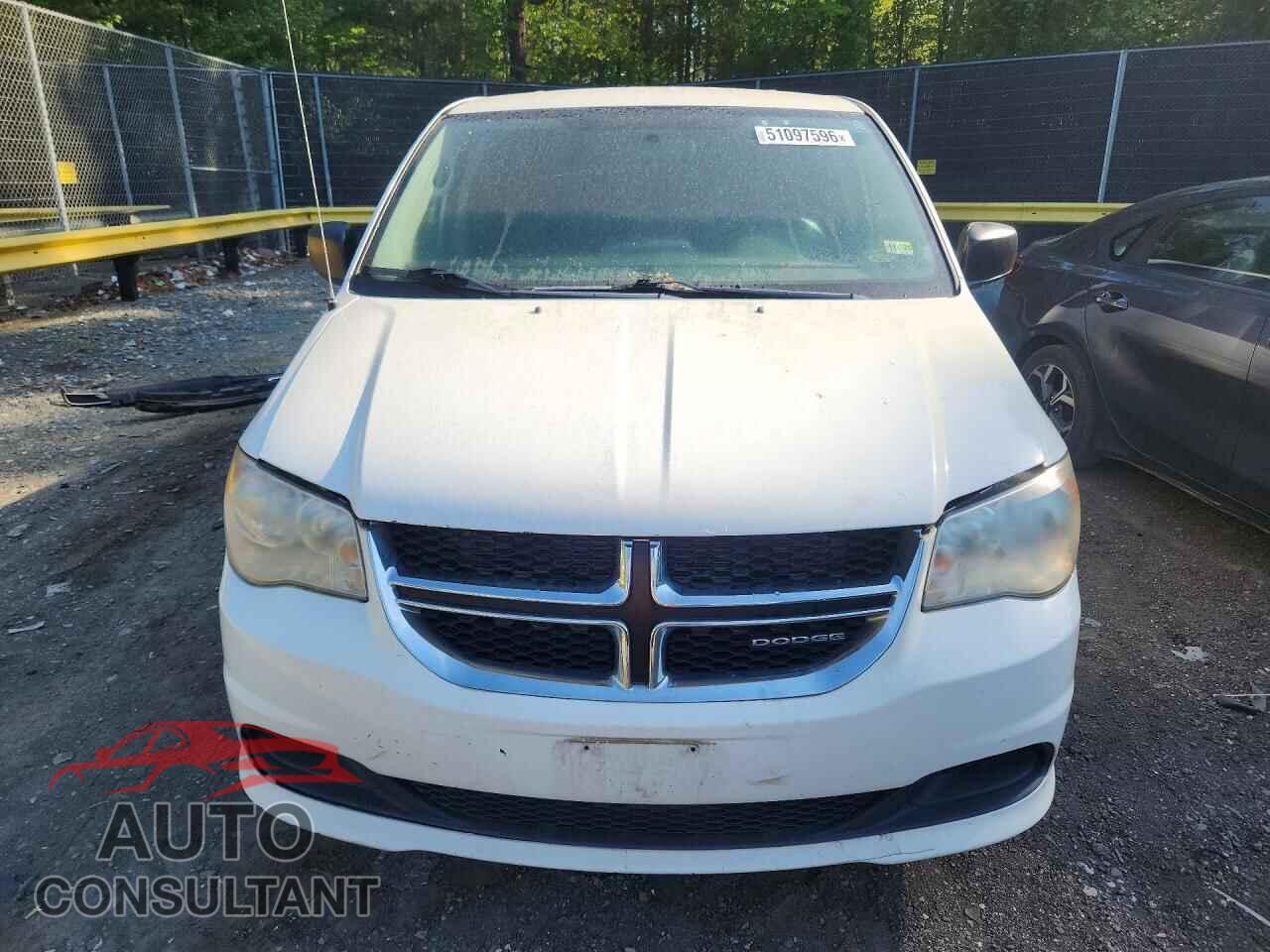 DODGE CARAVAN 2012 - 2C4RDGBG0CR203589
