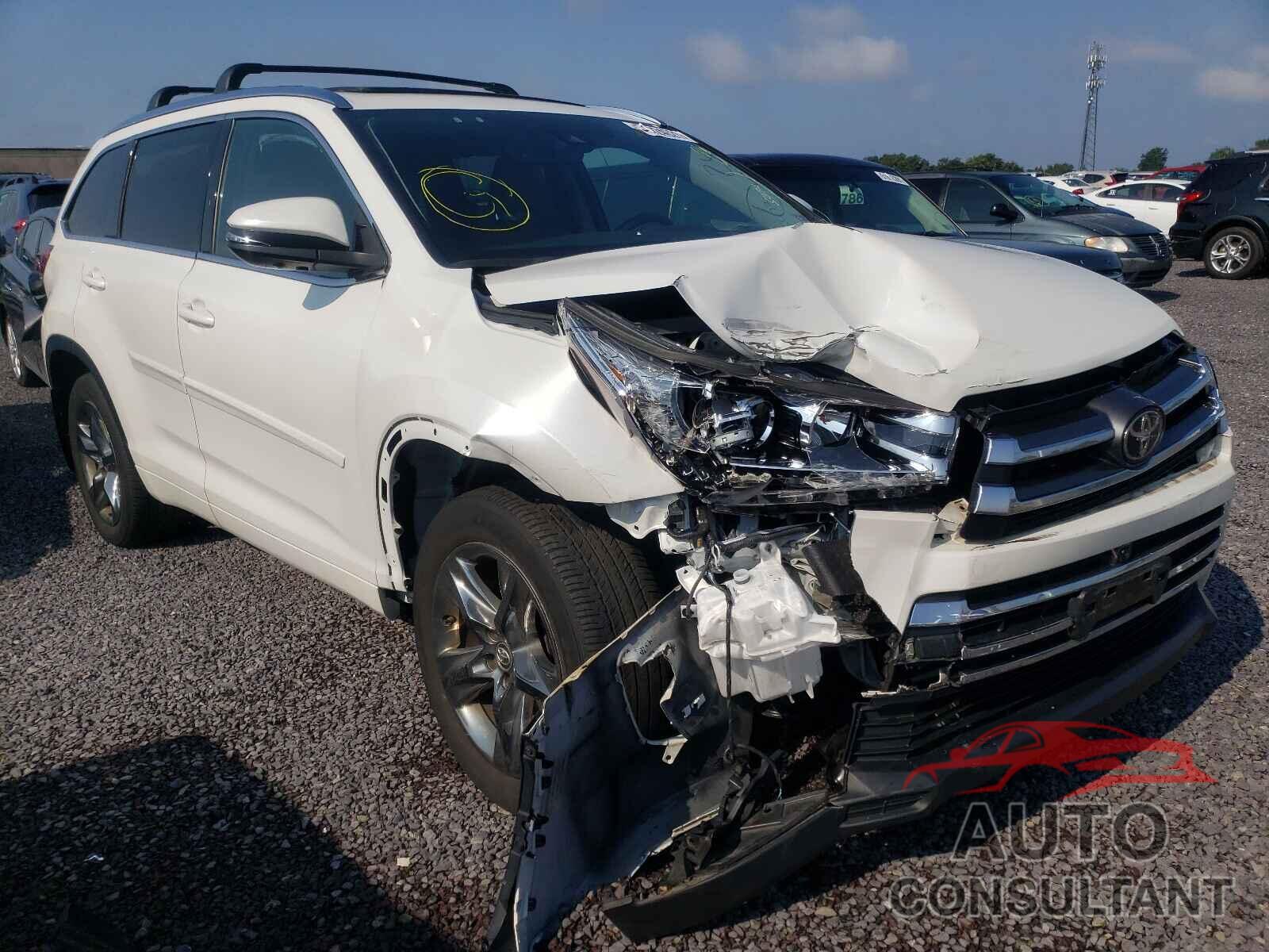 TOYOTA HIGHLANDER 2017 - 5TDDZRFH7HS383338