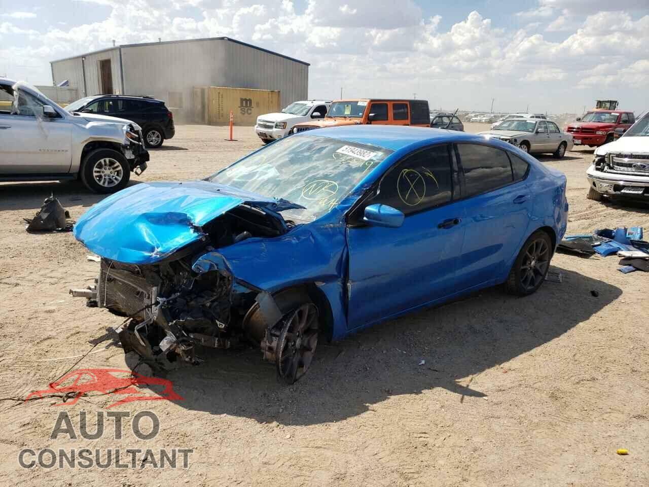 DODGE DART 2016 - 1C3CDFAA3GD533849
