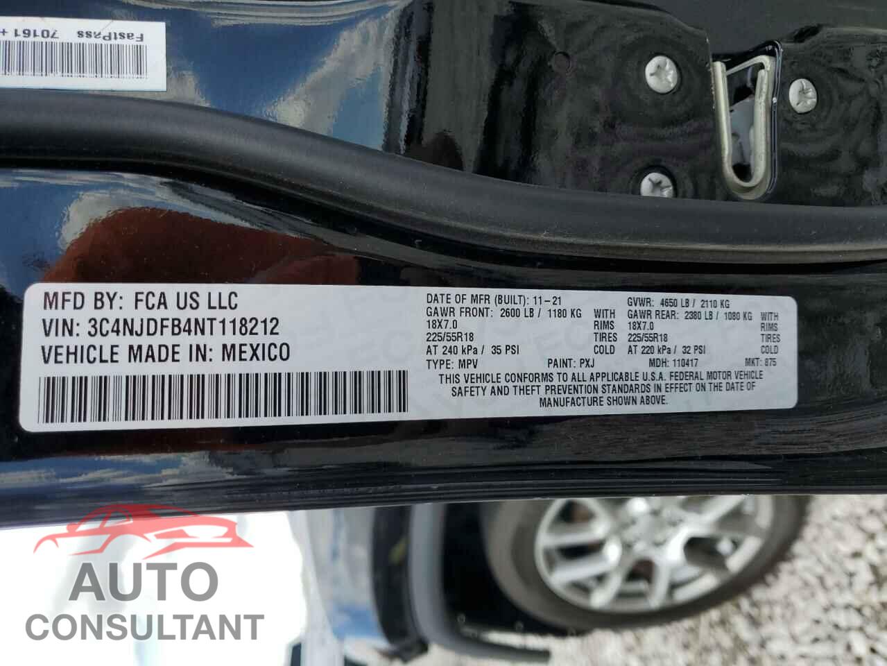 JEEP COMPASS 2022 - 3C4NJDFB4NT118212