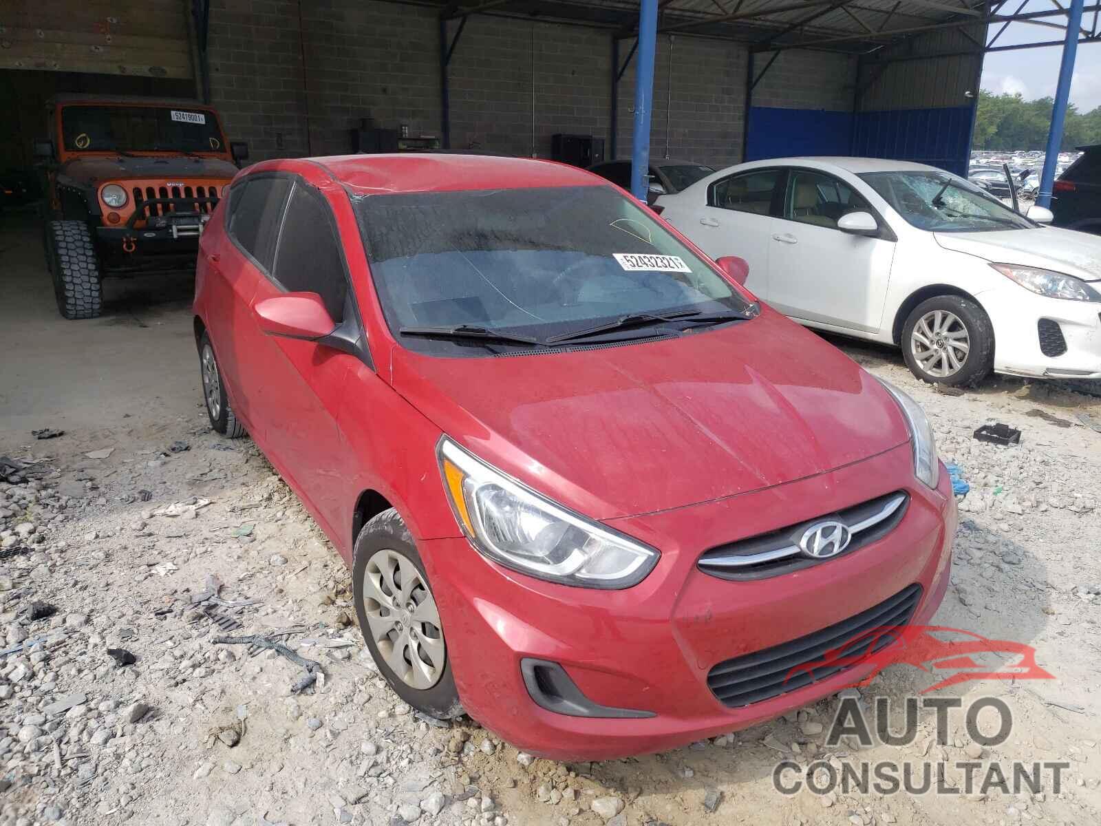 HYUNDAI ACCENT 2017 - KMHCT5AE7HU337132
