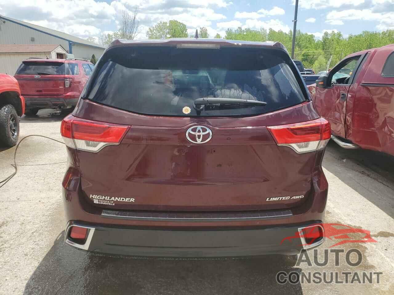 TOYOTA HIGHLANDER 2019 - 5TDDZRFH9KS727727