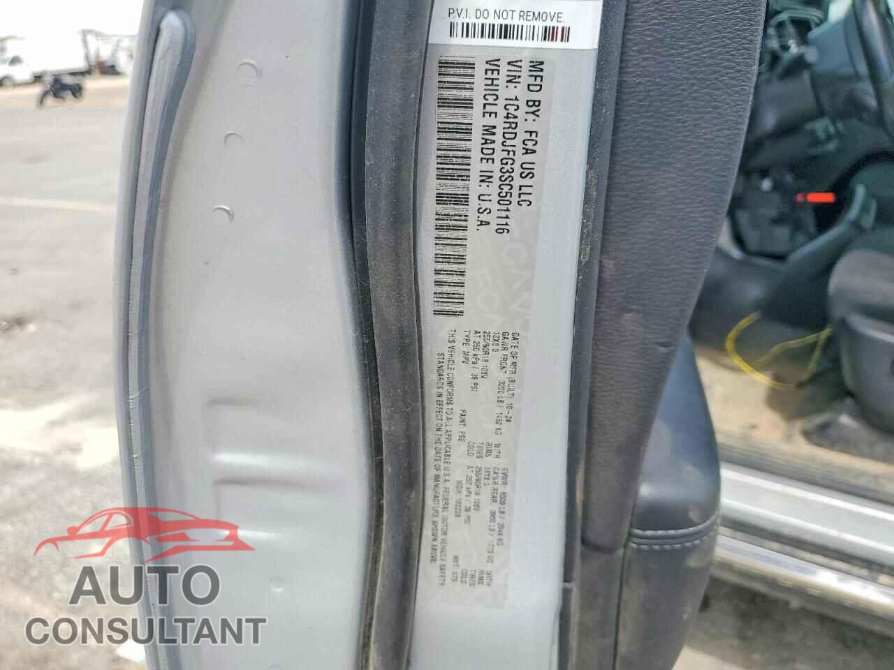 DODGE DURANGO 2025 - 1C4RDJFG3SC501116