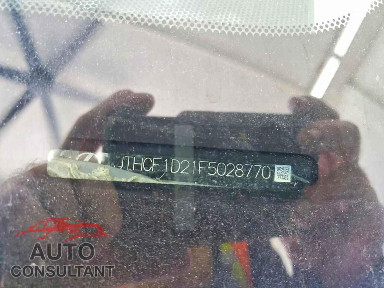 LEXUS IS 2015 - JTHCF1D21F5028770