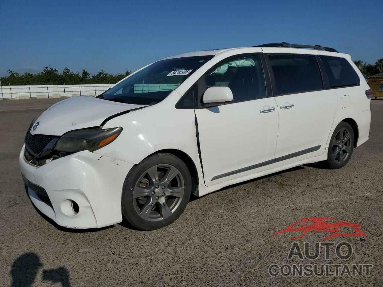TOYOTA SIENNA 2017 - 5TDXZ3DC9HS870641