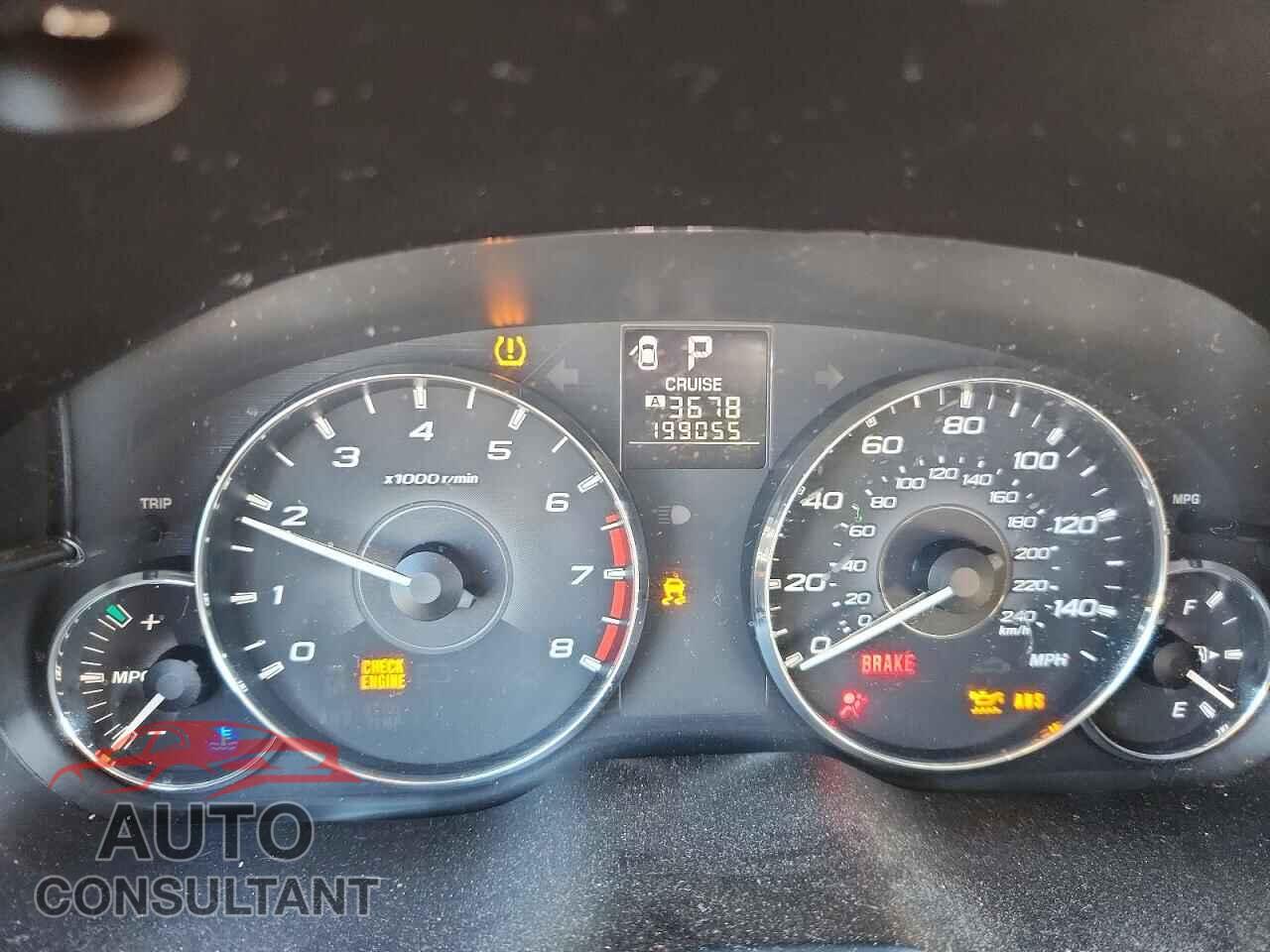 SUBARU OUTBACK 2012 - 4S4BRBKC3C3245553