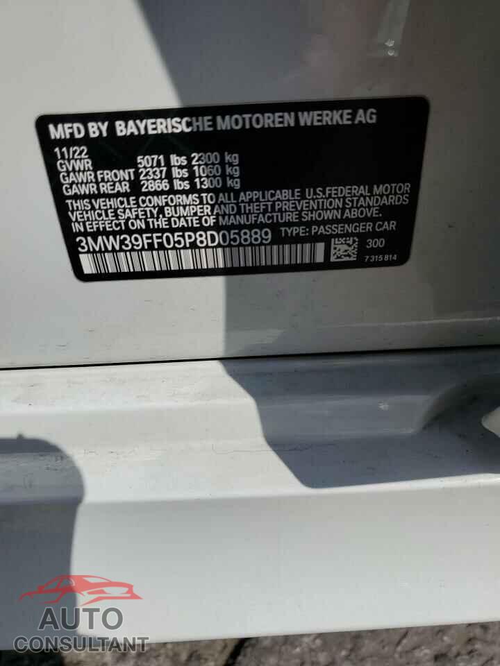 BMW 3 SERIES 2023 - 3MW39FF05P8D05889