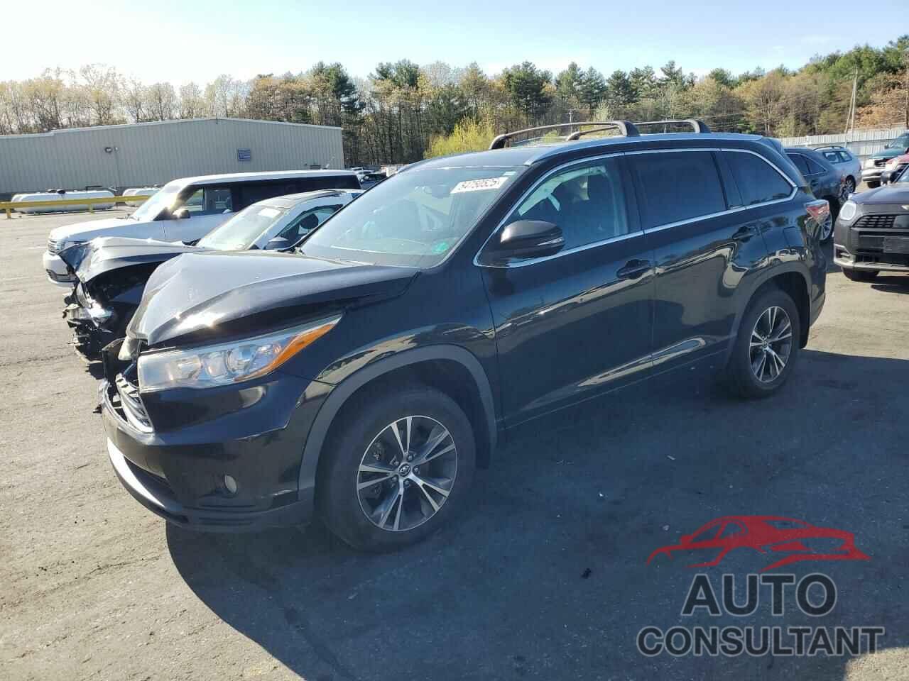 TOYOTA HIGHLANDER 2016 - 5TDJKRFH6GS263505