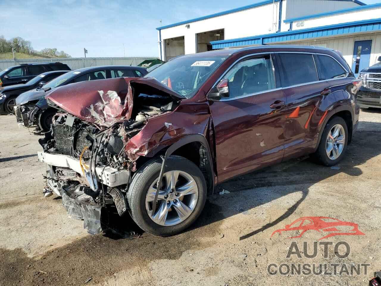 TOYOTA HIGHLANDER 2015 - 5TDDKRFH1FS108954