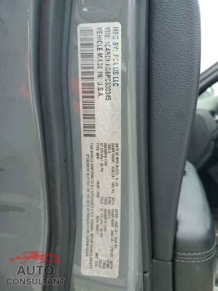 DODGE DURANGO 2023 - 1C4RDHAG6PC630345