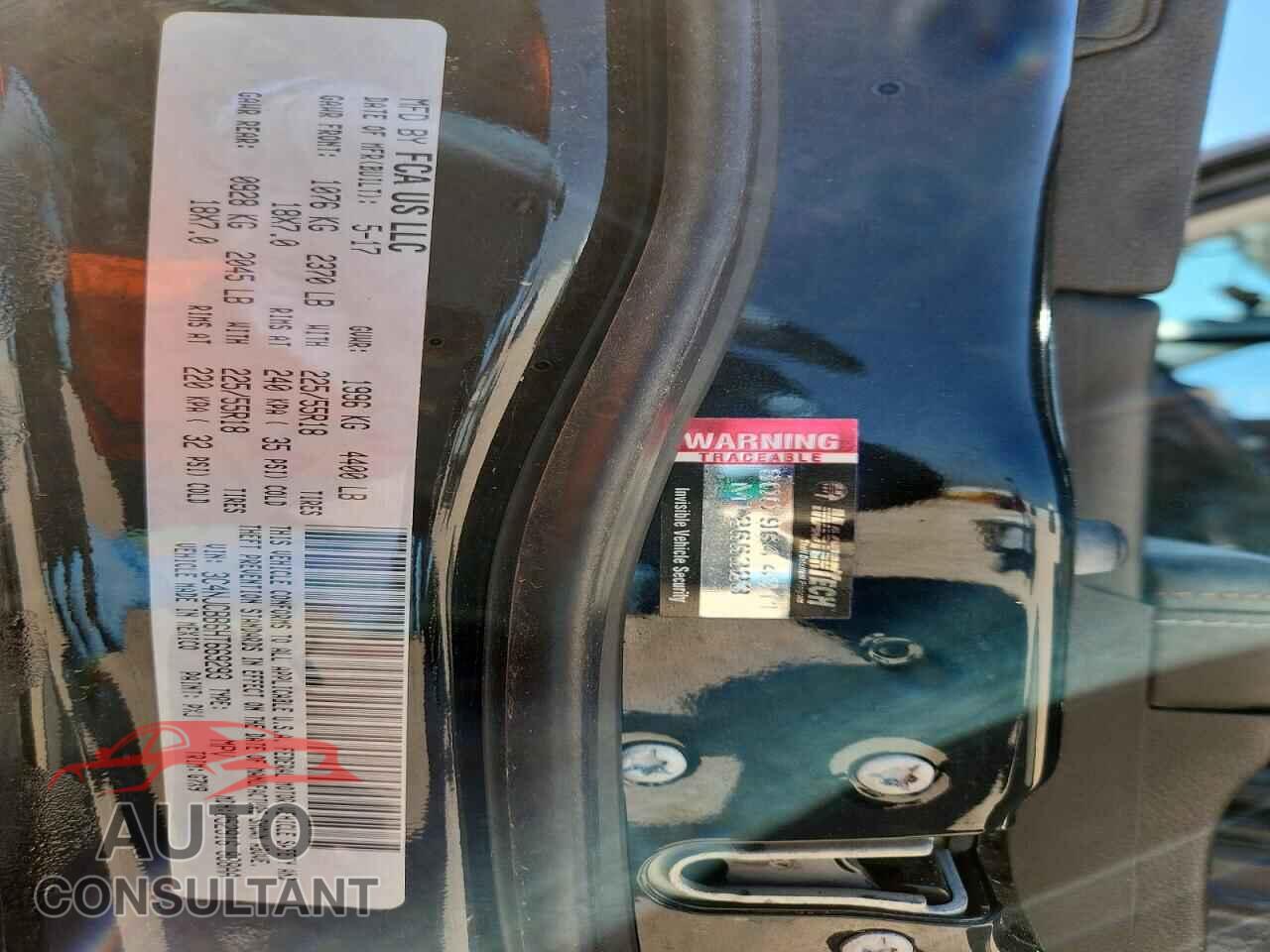 JEEP COMPASS 2017 - 3C4NJCBB6HT669293