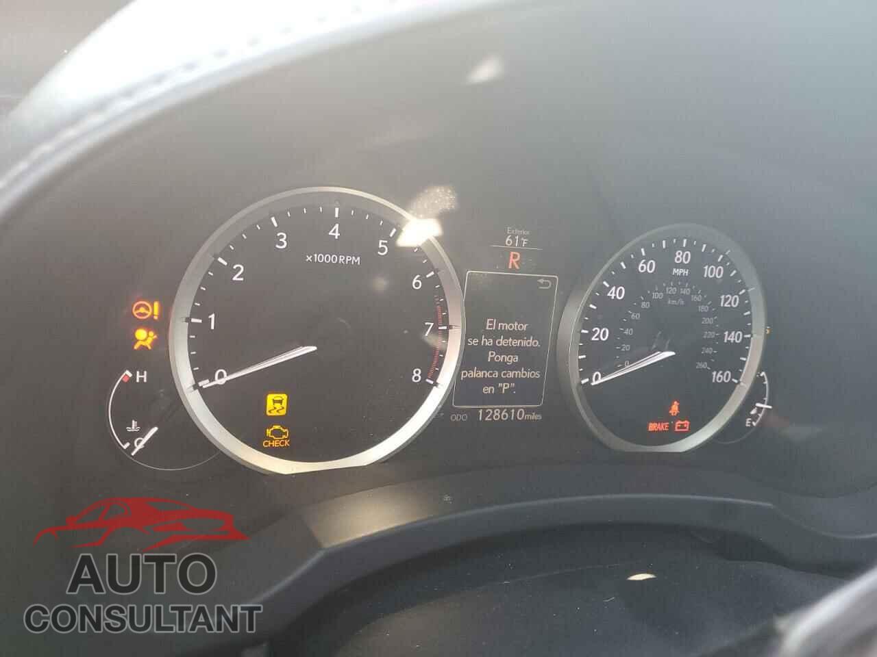 LEXUS IS 2014 - JTHBF1D27E5007609
