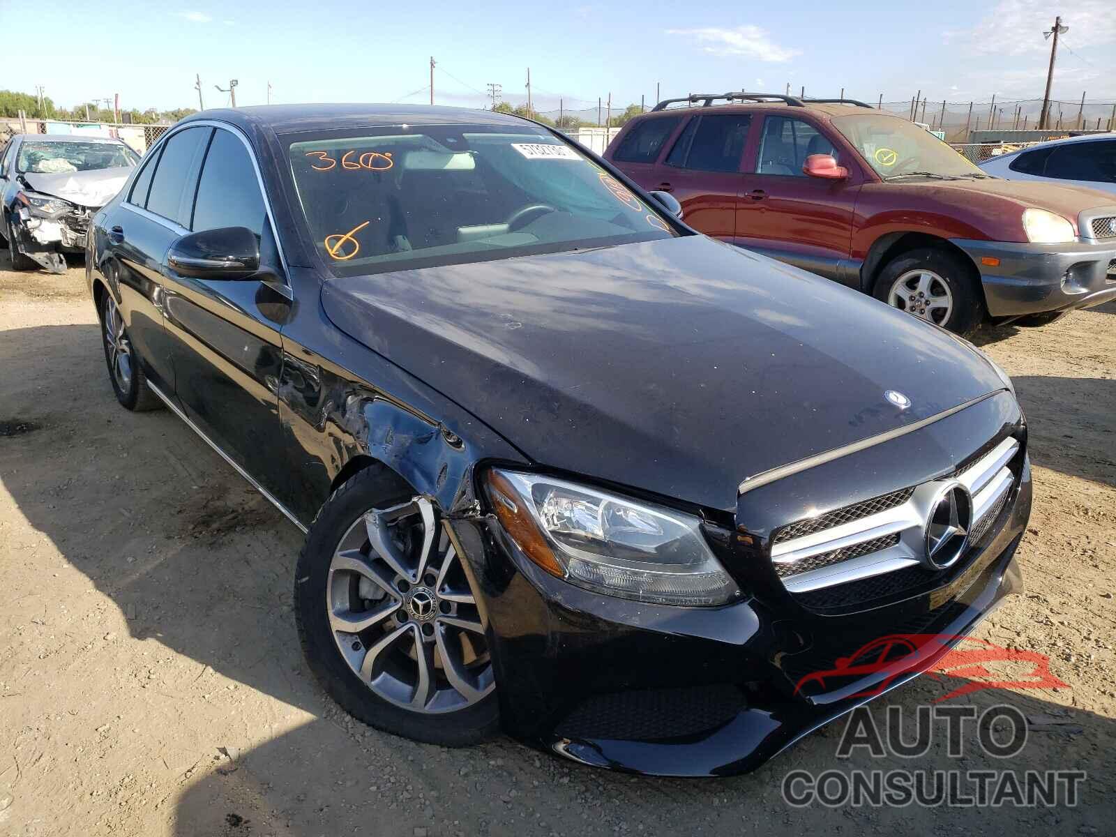MERCEDES-BENZ C-CLASS 2017 - 55SWF4JB0HU229208