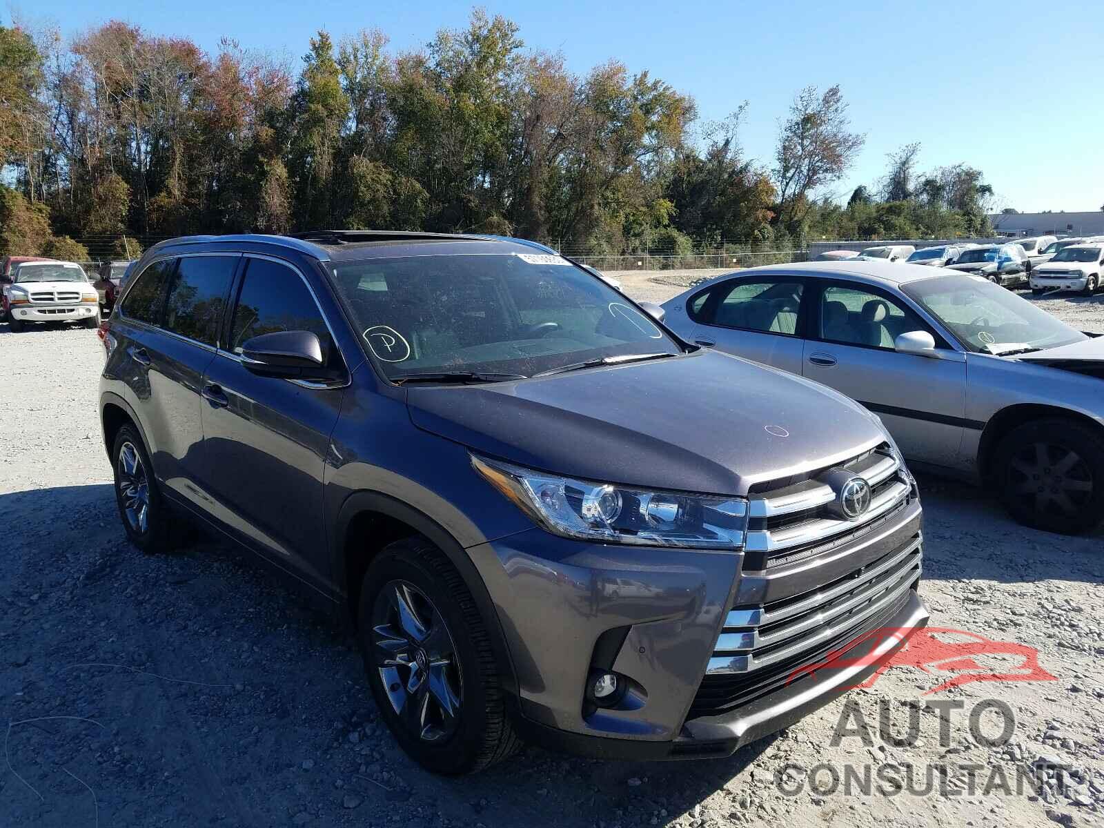 TOYOTA HIGHLANDER 2019 - 5TDYZRFH5KS347639