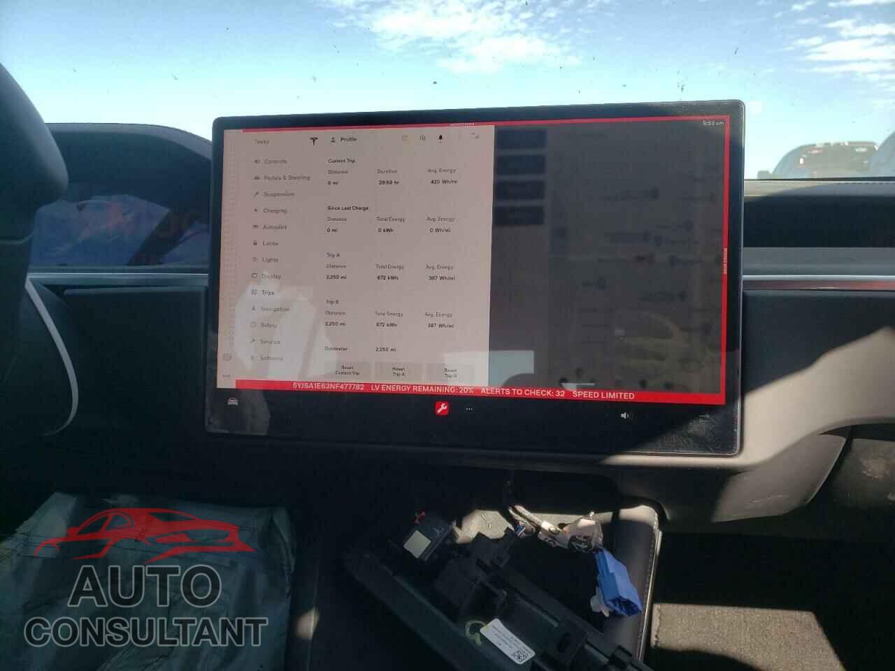 TESLA MODEL S 2022 - 5YJSA1E63NF477782