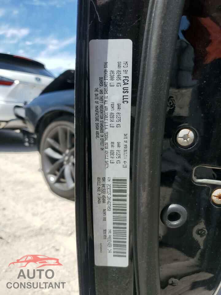 DODGE CHALLENGER 2019 - 2C3CDZFJ2KH627050