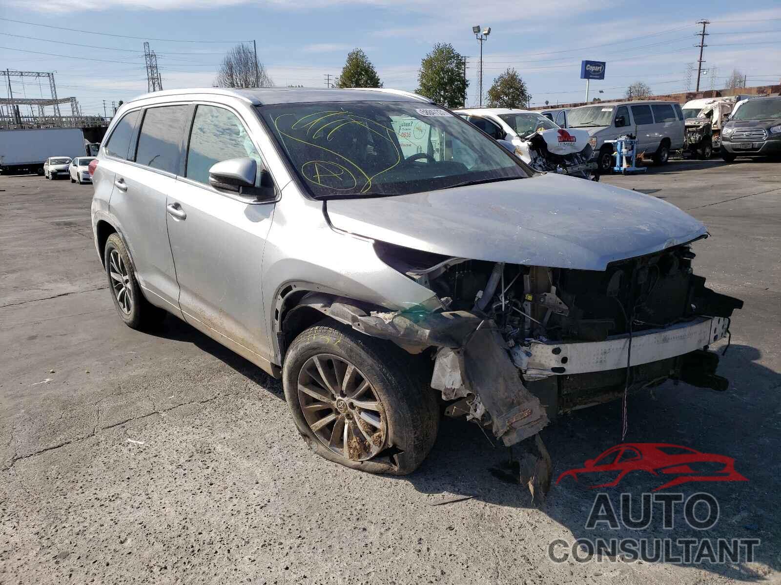 TOYOTA HIGHLANDER 2017 - 5TDKZRFH0HS223731
