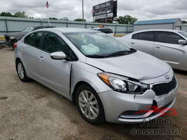 KIA FORTE 2016 - KNAFX4A67G5580079