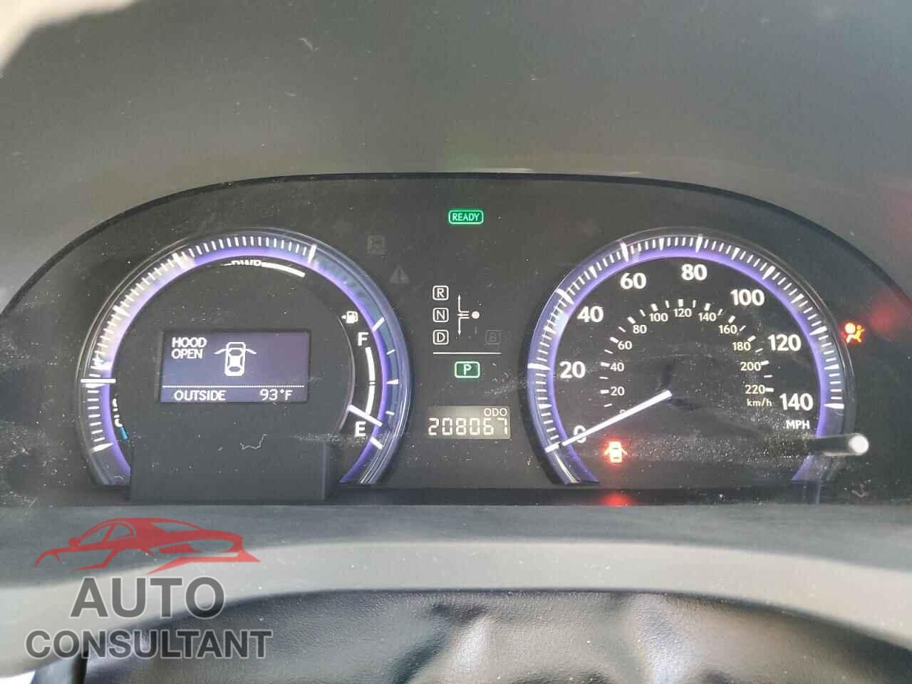 LEXUS HS 2010 - JTHBB1BAXA2006424