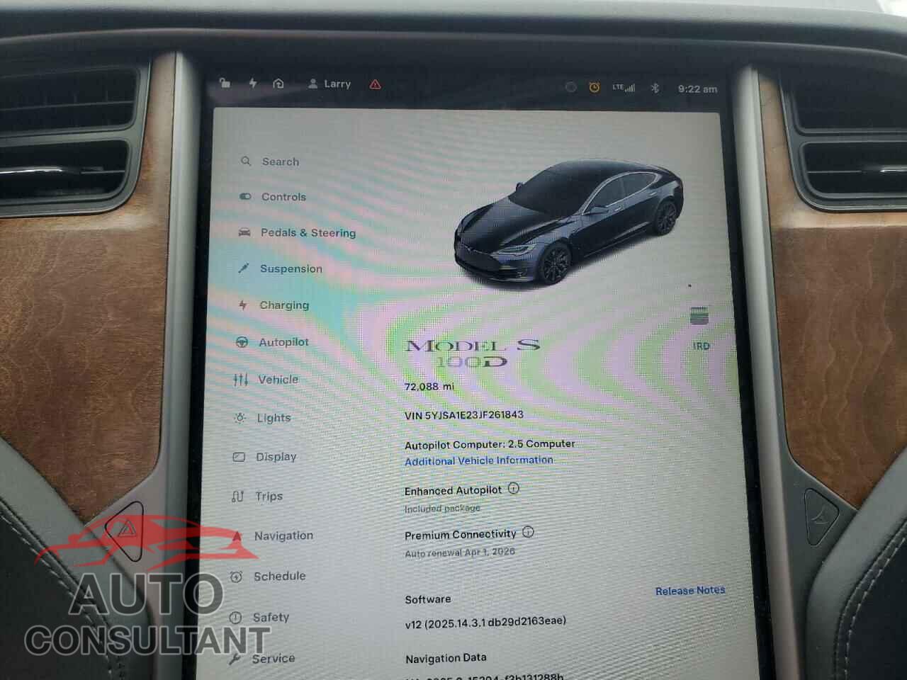 TESLA MODEL S 2018 - 5YJSA1E23JF261843