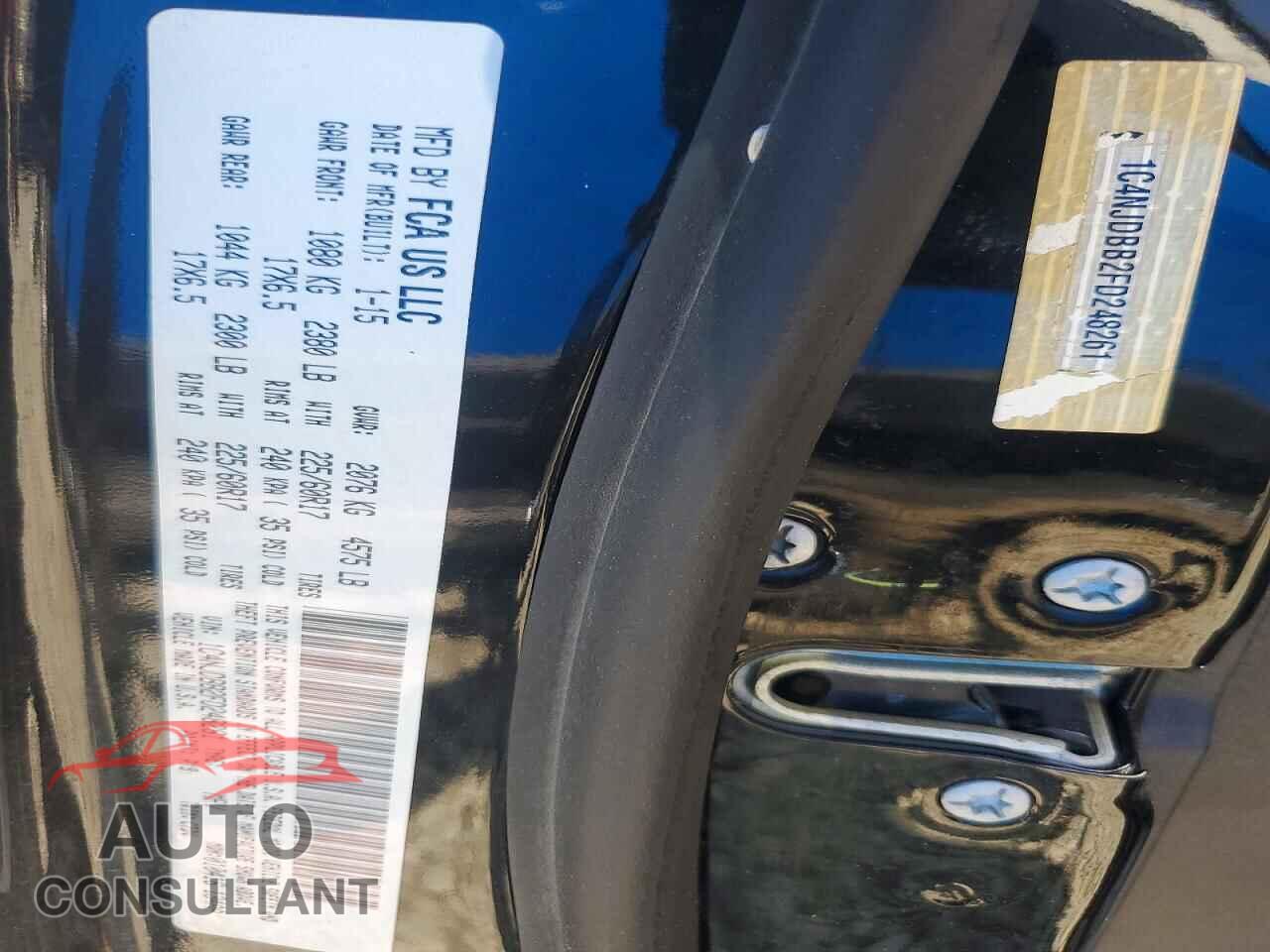 JEEP COMPASS 2015 - 1C4NJDBB2FD248261