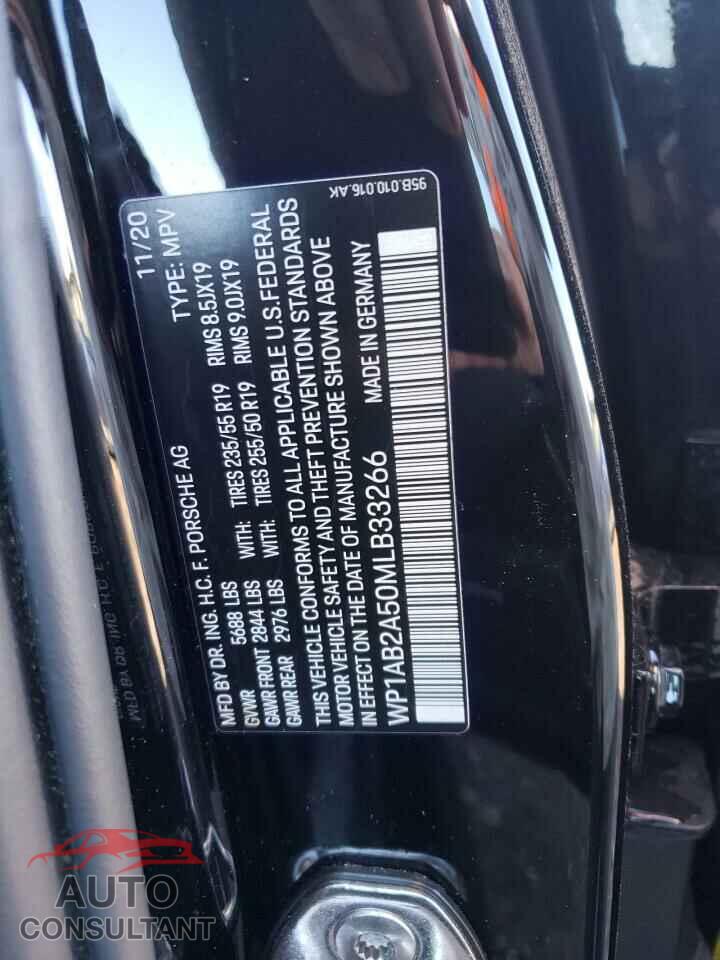 PORSCHE MACAN 2021 - WP1AB2A50MLB33266