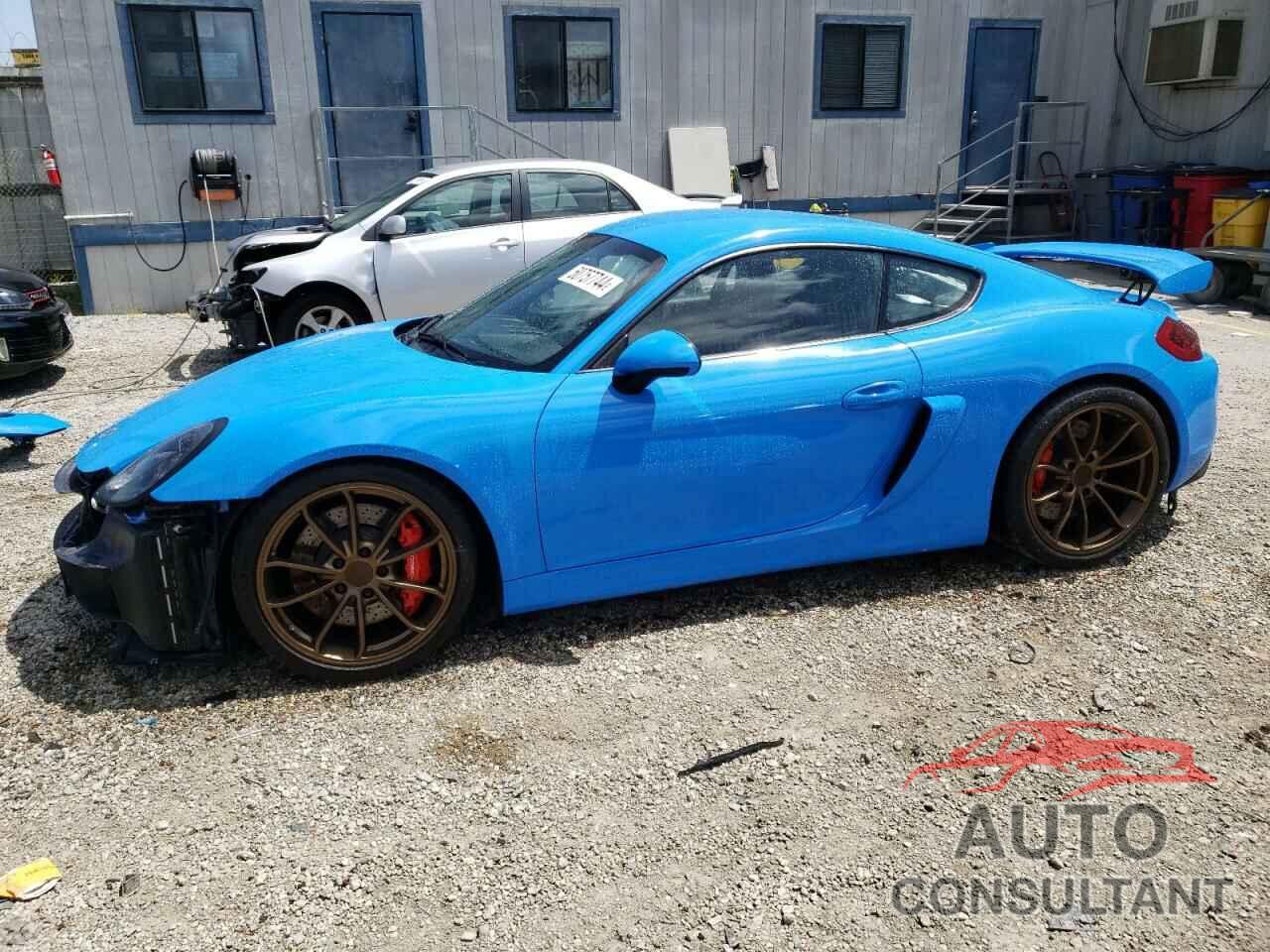 PORSCHE CAYMAN 2016 - WP0AC2A80GK192515