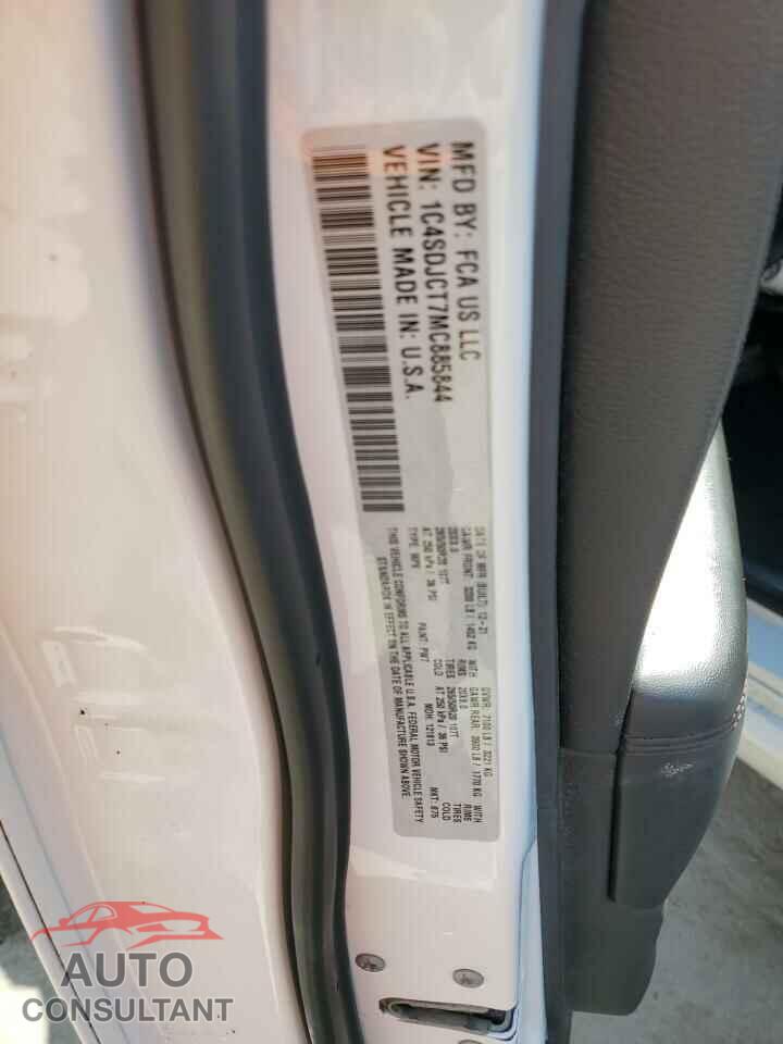 DODGE DURANGO 2021 - 1C4SDJCT7MC885844