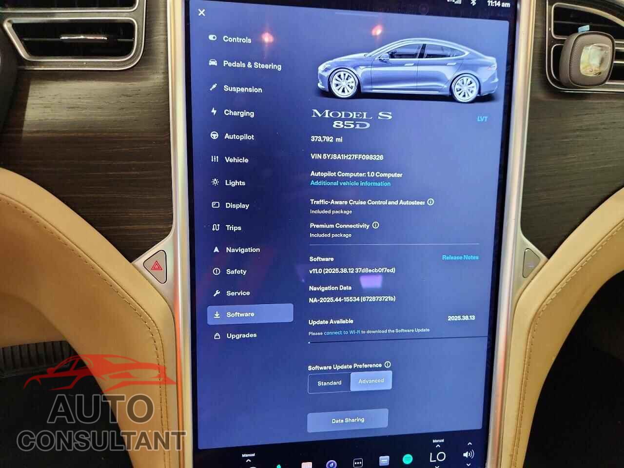 TESLA MODEL S 2015 - 5YJSA1H27FF098326