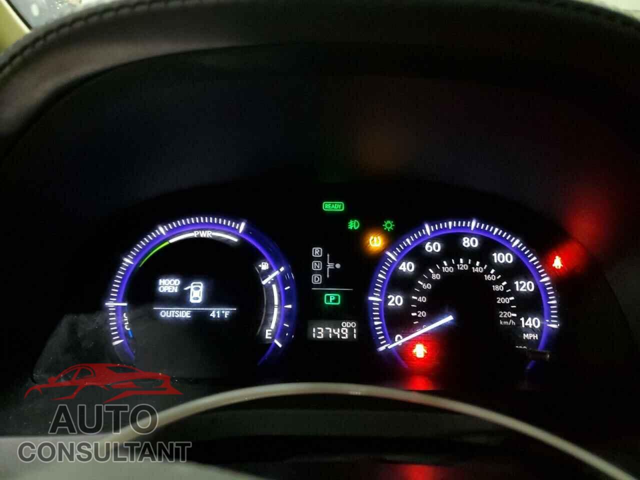 LEXUS HS 2012 - JTHBB1BA9C2049574