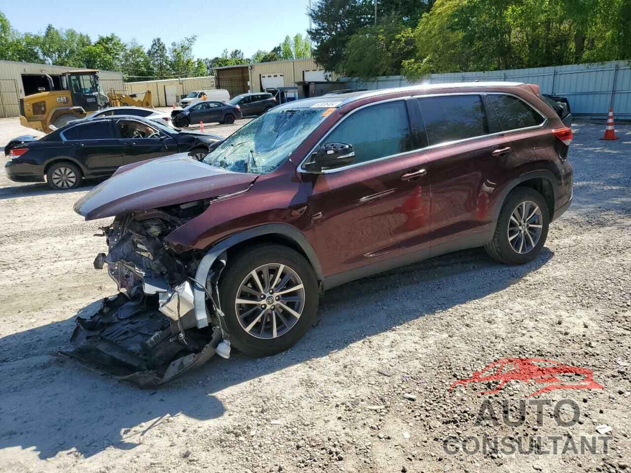 TOYOTA HIGHLANDER 2019 - 5TDKZRFHXKS339431