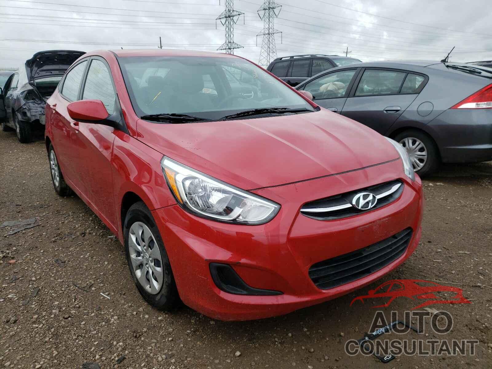 HYUNDAI ACCENT 2016 - KMHCT4AEXGU135880