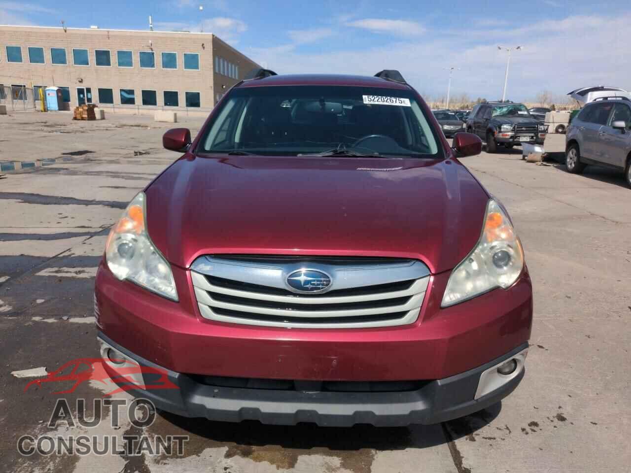 SUBARU OUTBACK 2012 - 4S4BRDCC0C2246305