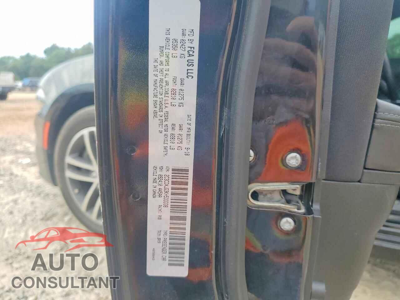DODGE CHARGER 2019 - 2C3CDXJG3KH533338