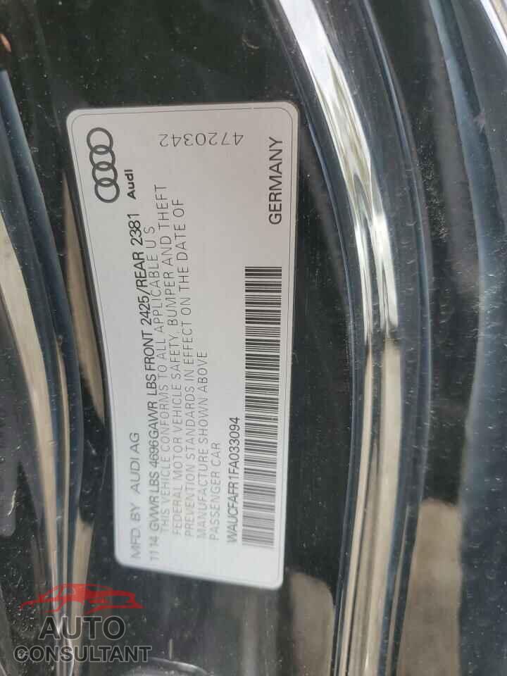 AUDI A5 2015 - WAUCFAFR1FA033094