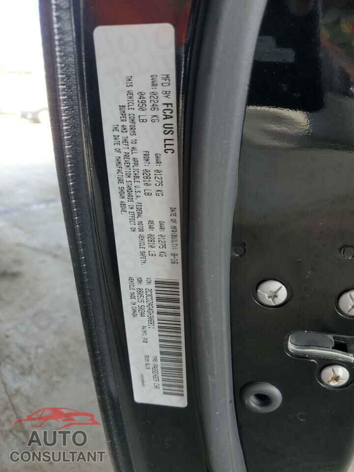 DODGE CHALLENGER 2016 - 2C3CDZAG4GH306811
