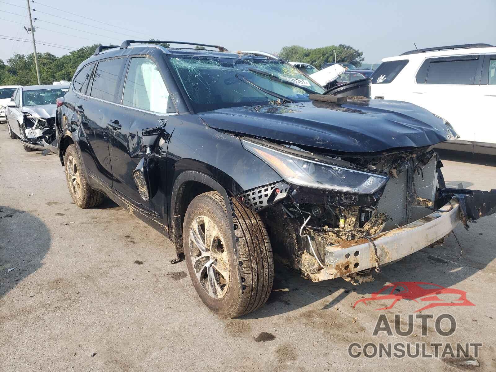 TOYOTA HIGHLANDER 2021 - 5TDGZRBH9MS549839
