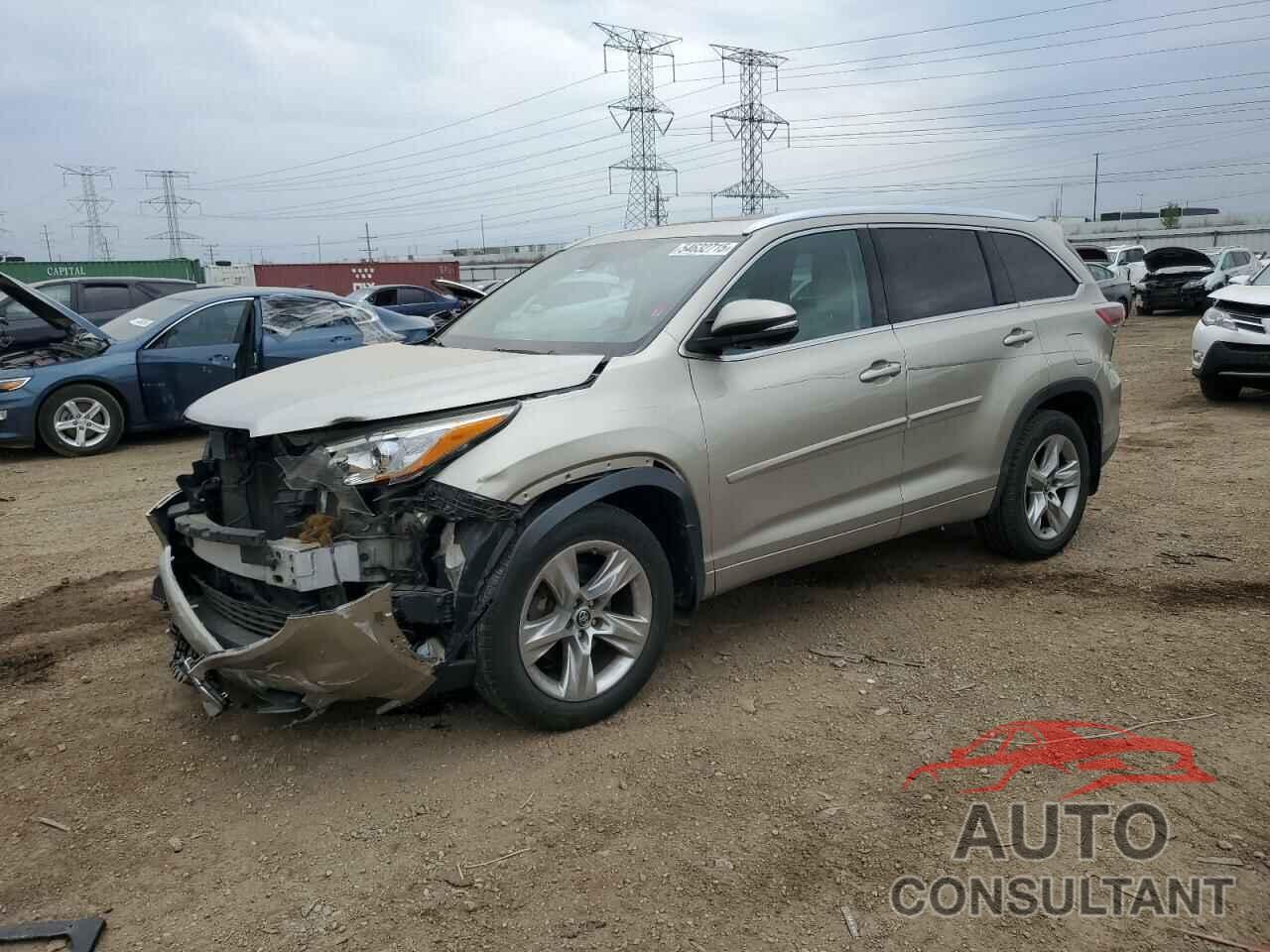 TOYOTA HIGHLANDER 2016 - 5TDDKRFH5GS239807