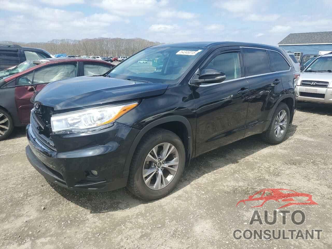 TOYOTA HIGHLANDER 2016 - 5TDBKRFH4GS293297