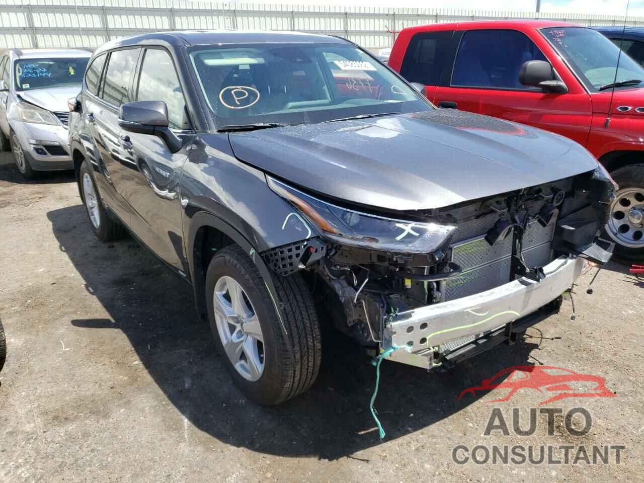 TOYOTA HIGHLANDER 2021 - 5TDBBRCH5MS536230