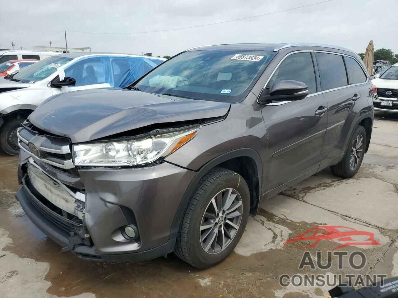 TOYOTA HIGHLANDER 2018 - 5TDKZRFH4JS276602