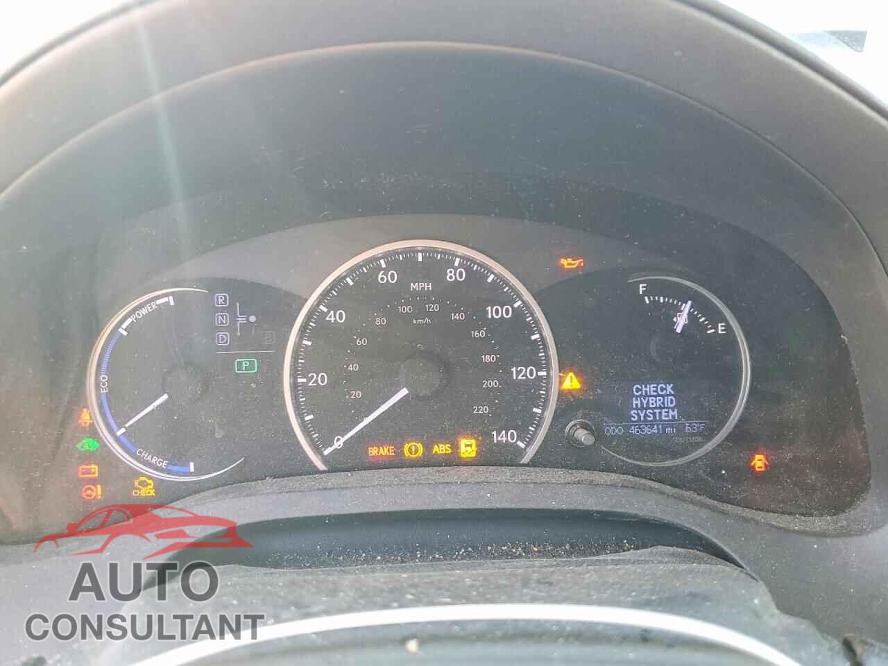LEXUS CT 200 2013 - JTHKD5BH9D2171514